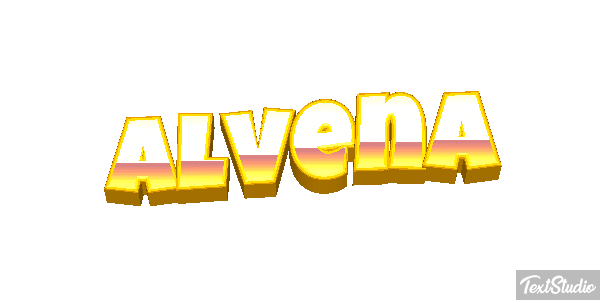 Alvena Efecto de texto