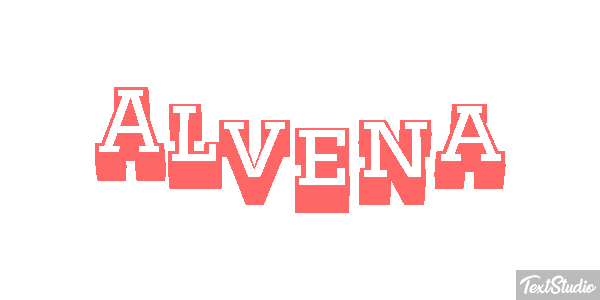 Alvena Efecto de texto