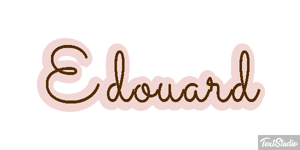 Édouard Text effect