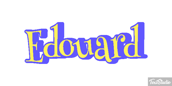 Édouard Text effect