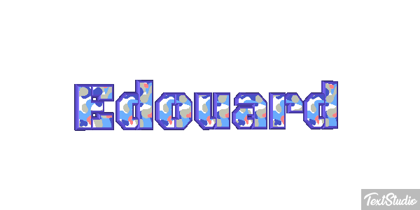 Édouard Text effect