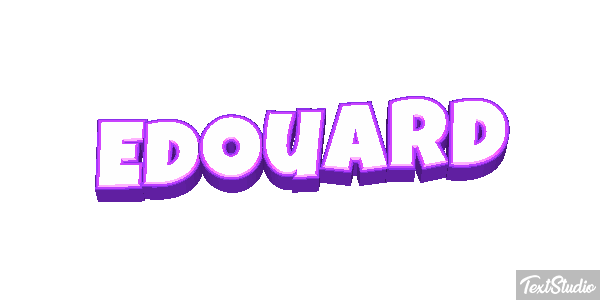 Édouard Text effect