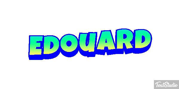 Édouard Text effect