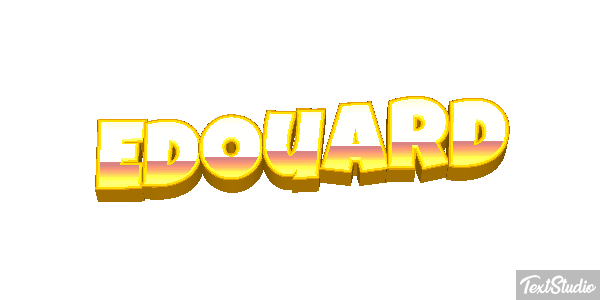 Édouard Text effect