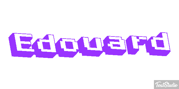 Édouard Text effect
