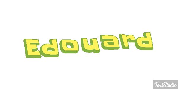Édouard Text effect