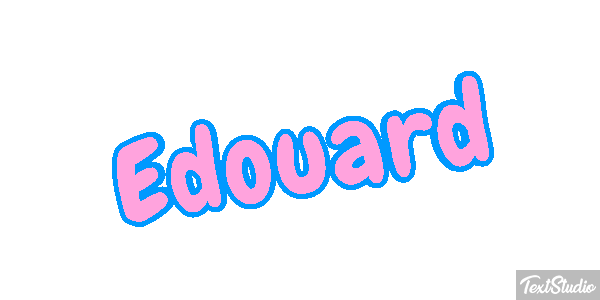 Édouard Text effect