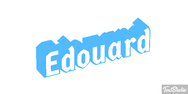Édouard Text effect