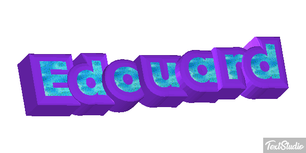 Édouard Text effect