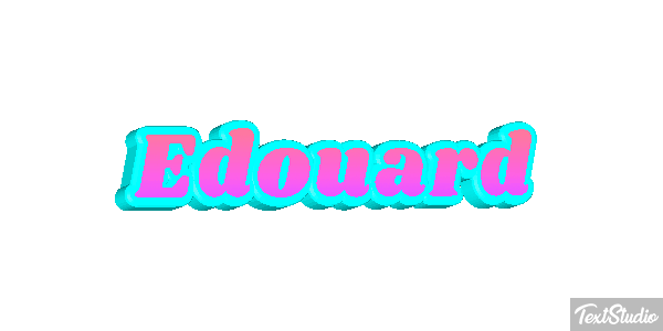 Édouard Text effect