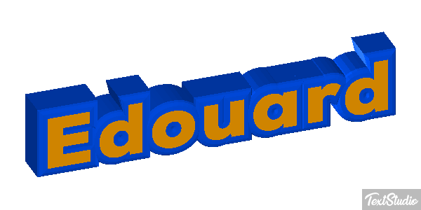 Édouard Text effect