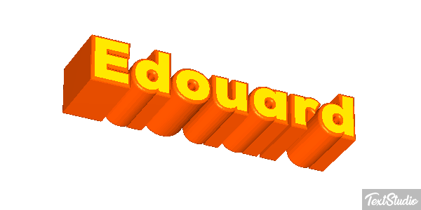 Édouard Text effect