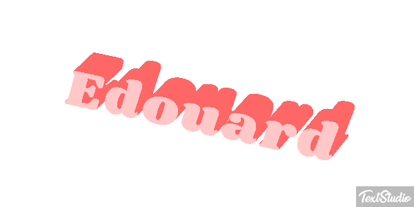 Édouard Text effect