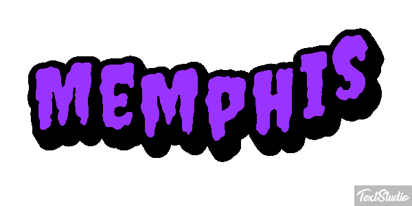 Memphis Tekst effect