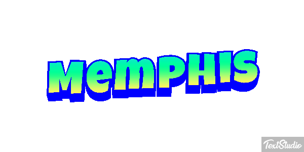 Memphis Tekst effect