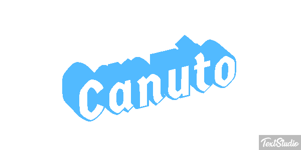 Canuto Efecto de texto