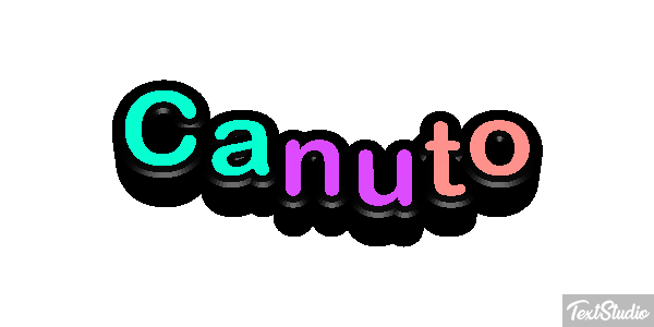 Canuto Efecto de texto