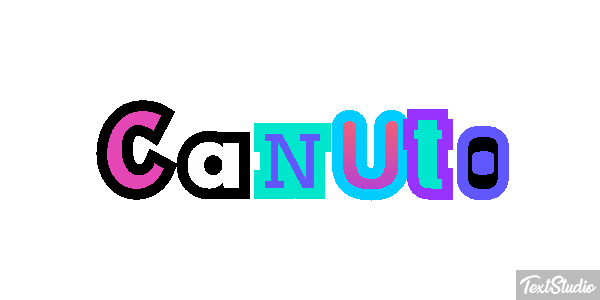 Canuto Efecto de texto