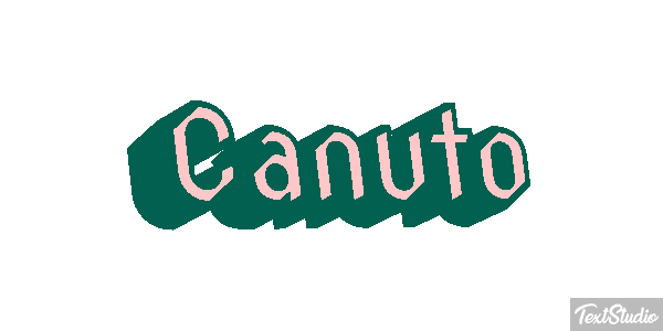 Canuto Efecto de texto