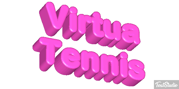 Virtua Tennis Efecto de texto