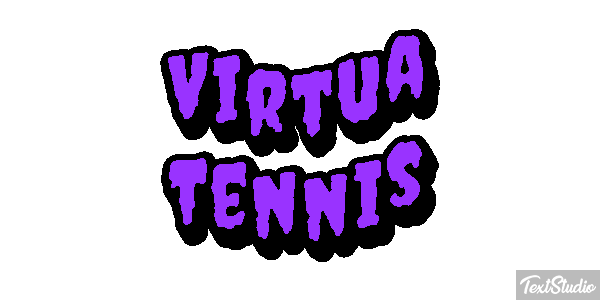 Virtua Tennis Efecto de texto