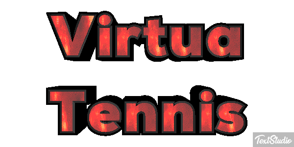 Virtua Tennis Efecto de texto