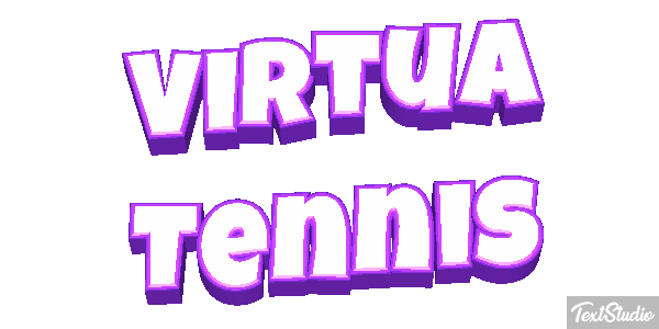 Virtua Tennis Efecto de texto