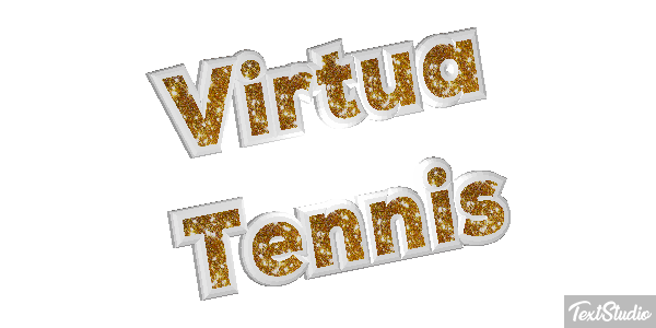 Virtua Tennis Efecto de texto