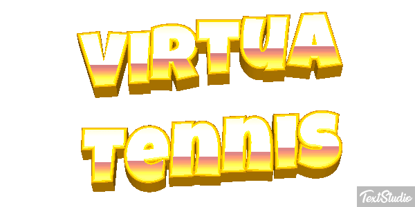 Virtua Tennis Efecto de texto