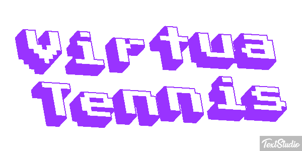 Virtua Tennis Efecto de texto