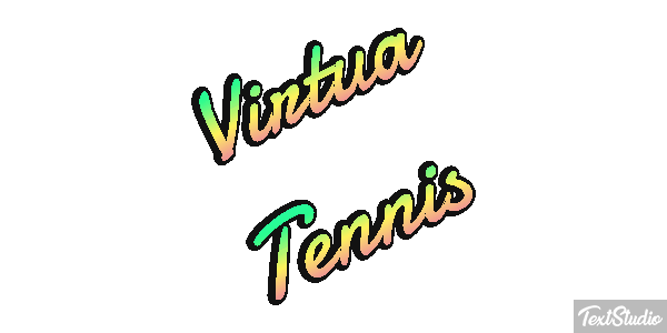 Virtua Tennis Efecto de texto