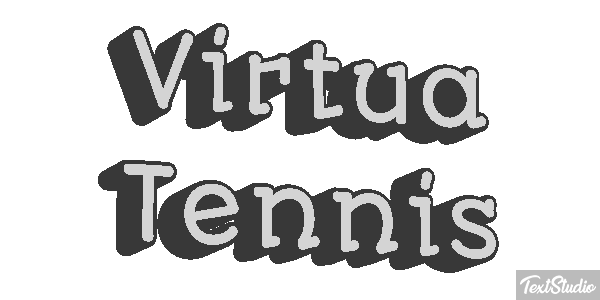 Virtua Tennis Efecto de texto