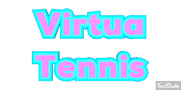 Virtua Tennis Efecto de texto
