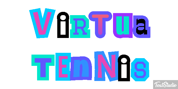Virtua Tennis Efecto de texto