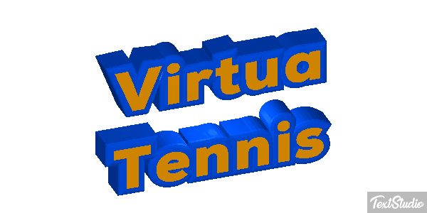 Virtua Tennis Efecto de texto