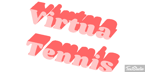 Virtua Tennis Efecto de texto
