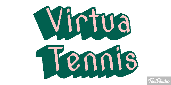 Virtua Tennis Efecto de texto