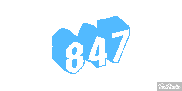 847 Text effect