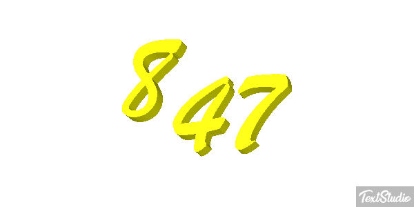 847 Text effect