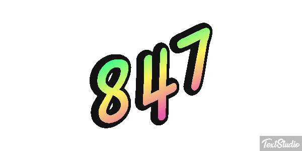 847 Text effect