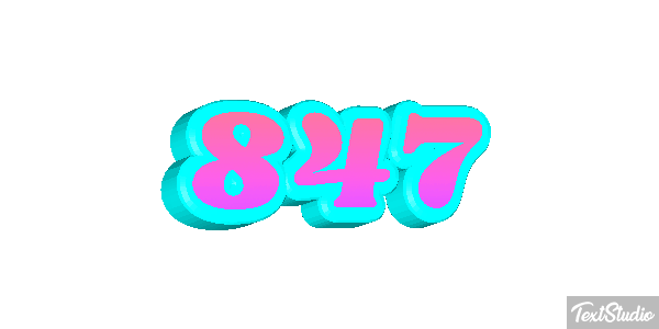 847 Text effect