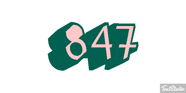 847 Text effect