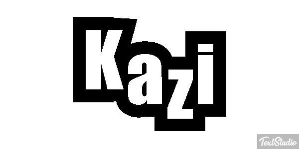 Kazı Efecto de texto