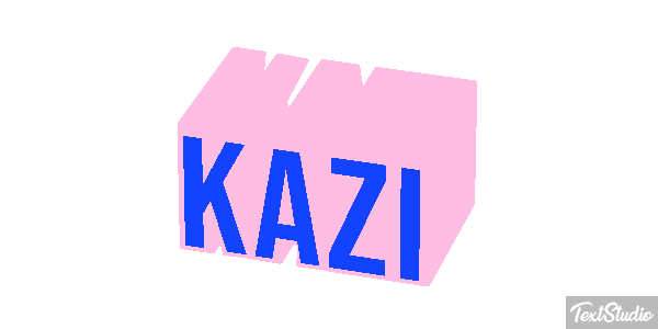 Kazı Efecto de texto