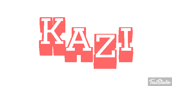 Kazı Efecto de texto