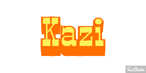 Kazı Efecto de texto