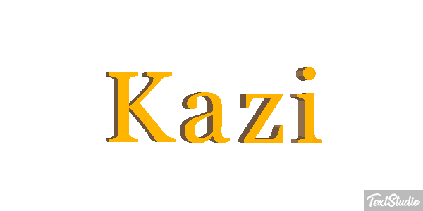 Kazı Efecto de texto