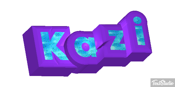 Kazı Efecto de texto