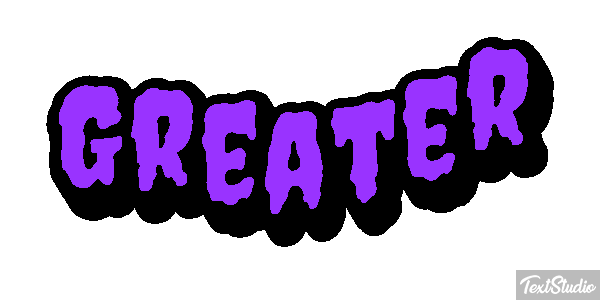 Greater Efekt tekstowy