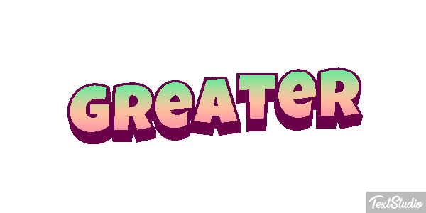 Greater Efekt tekstowy